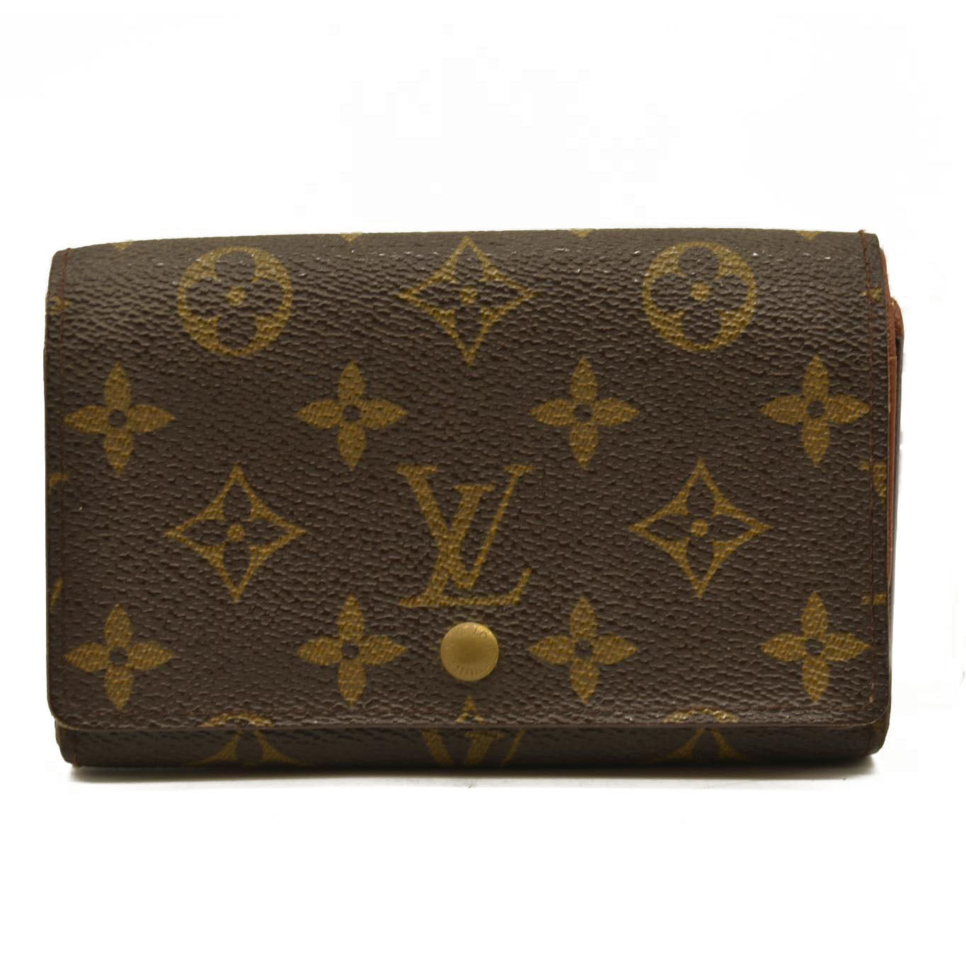 Louis Vuitton  Monogram Porte-Monnaie Billets Tresor Wallet CA0958