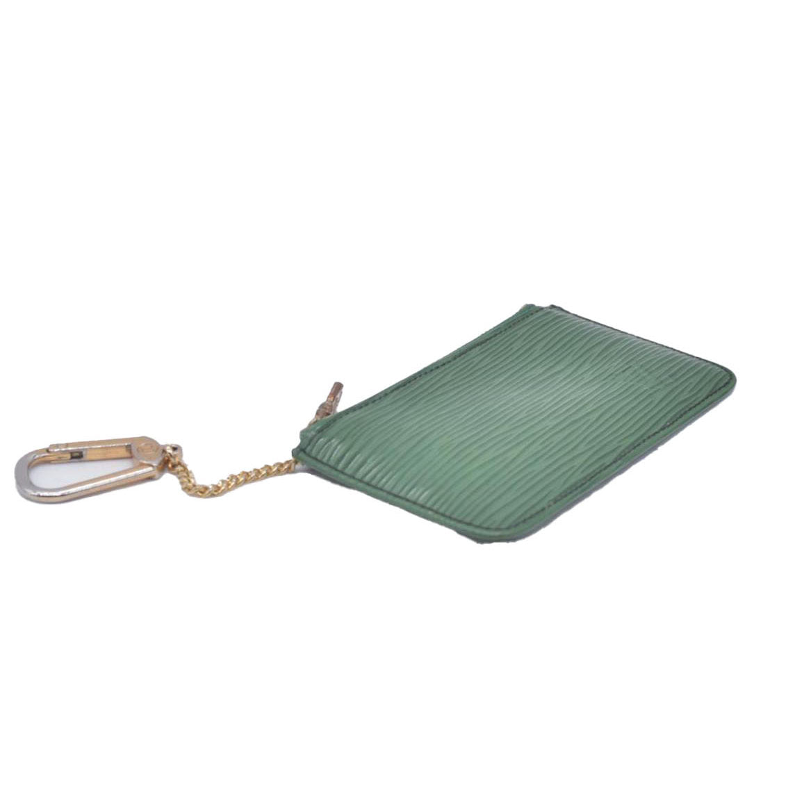 Louis Vuitton Epi Pochette Cles Green CONSIGNMENT