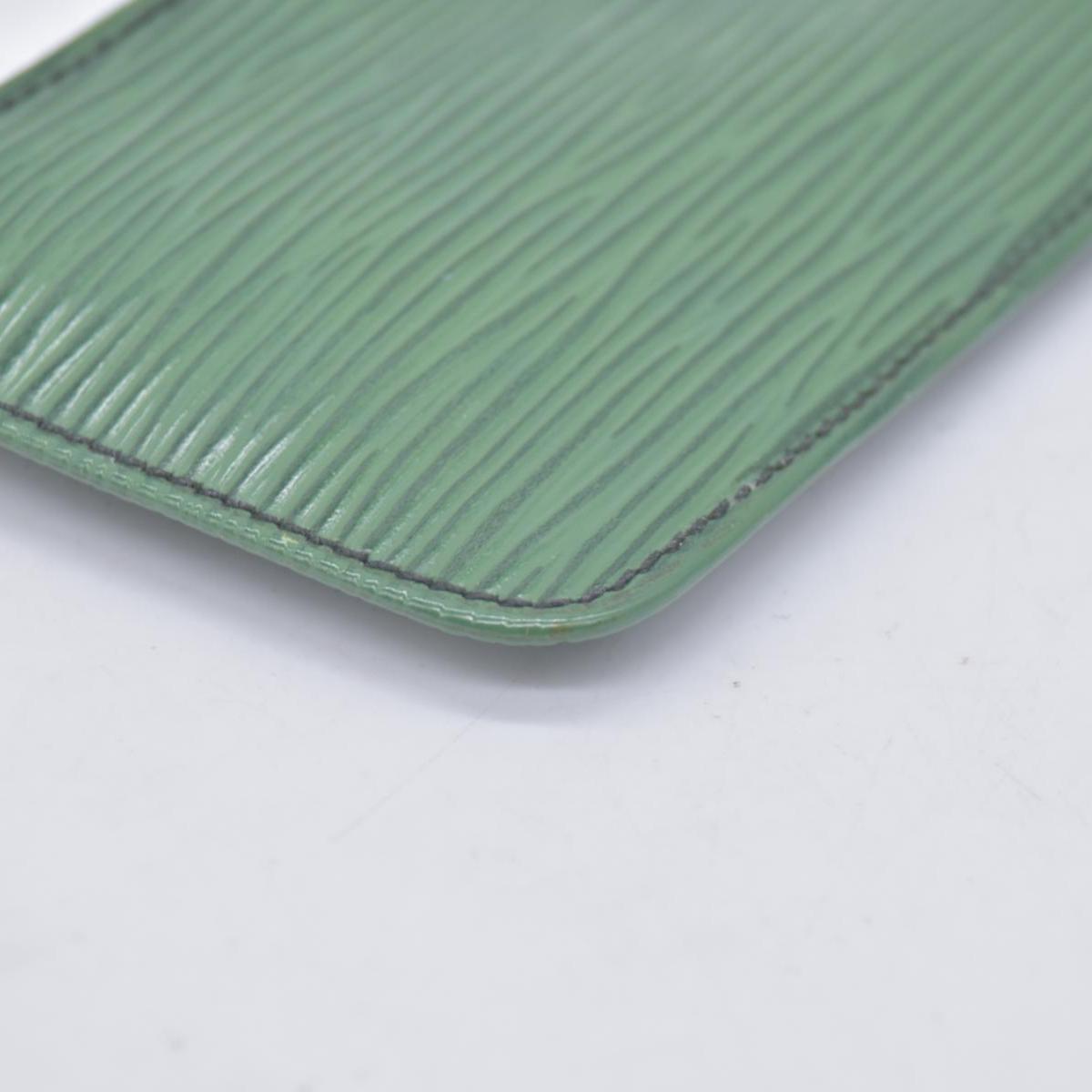 Louis Vuitton Epi Pochette Cles Green CONSIGNMENT