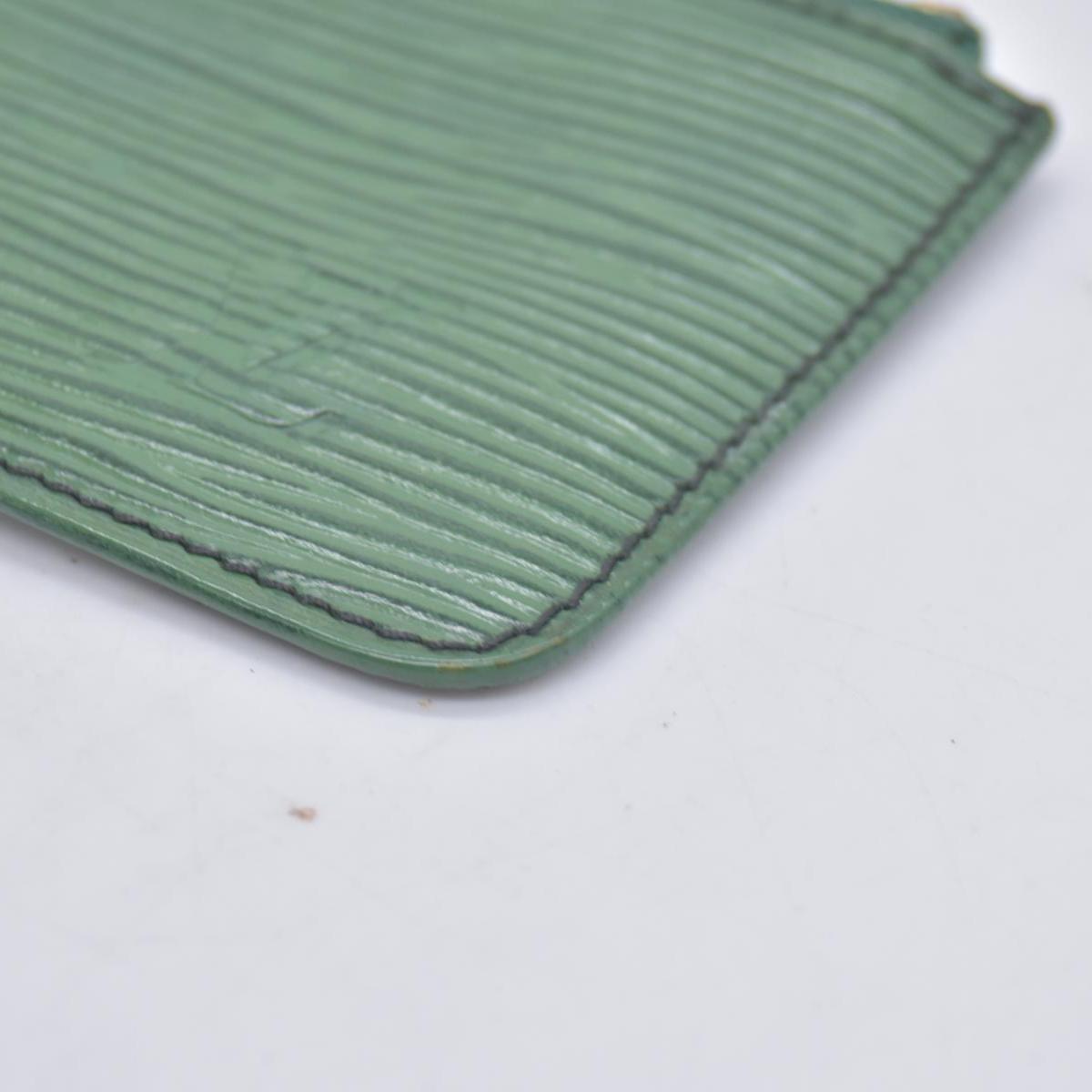 Louis Vuitton Epi Pochette Cles Green CONSIGNMENT