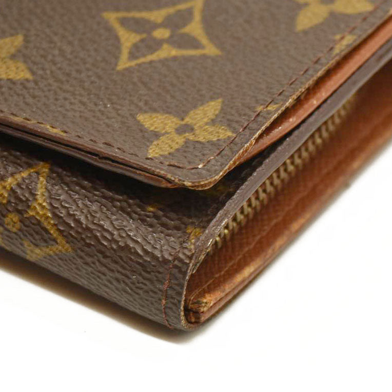 Louis Vuitton  Monogram Porte-Monnaie Billets Tresor Wallet CA0958