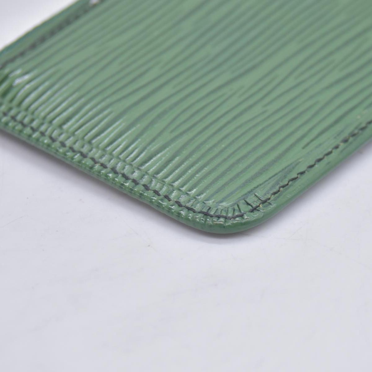 Louis Vuitton Epi Pochette Cles Green CONSIGNMENT