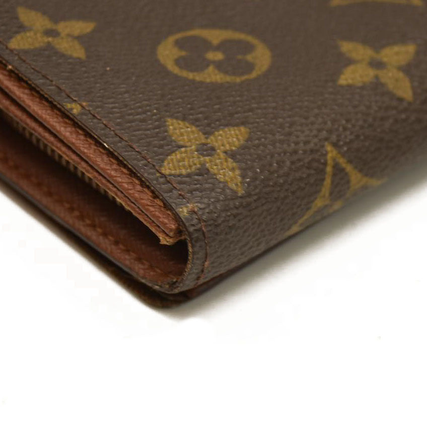 Louis Vuitton  Monogram Porte-Monnaie Billets Tresor Wallet CA0958