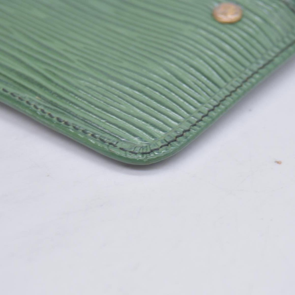 Louis Vuitton Epi Pochette Cles Green CONSIGNMENT