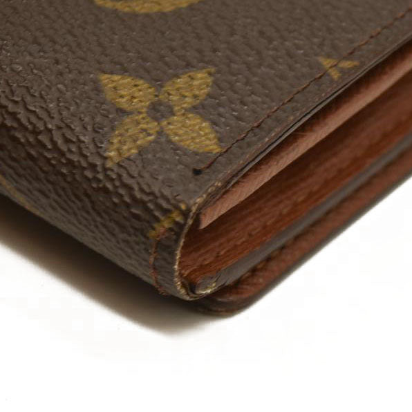 Louis Vuitton  Monogram Porte-Monnaie Billets Tresor Wallet CA0958