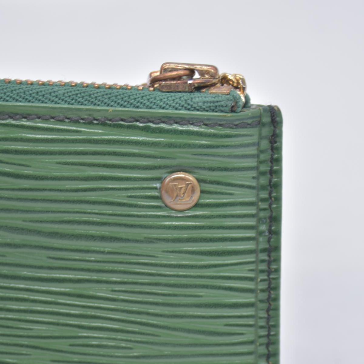 Louis Vuitton Epi Pochette Cles Green CONSIGNMENT