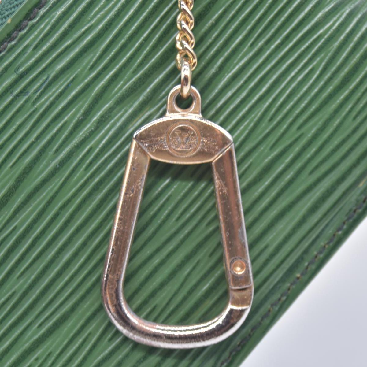 Louis Vuitton Epi Pochette Cles Green CONSIGNMENT