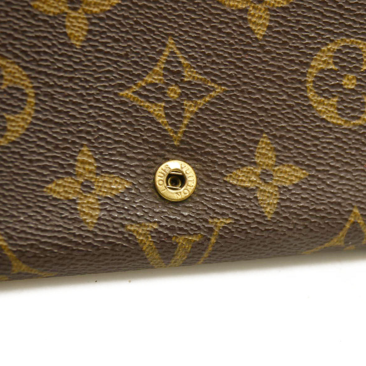 Louis Vuitton  Monogram Porte-Monnaie Billets Tresor Wallet CA0958