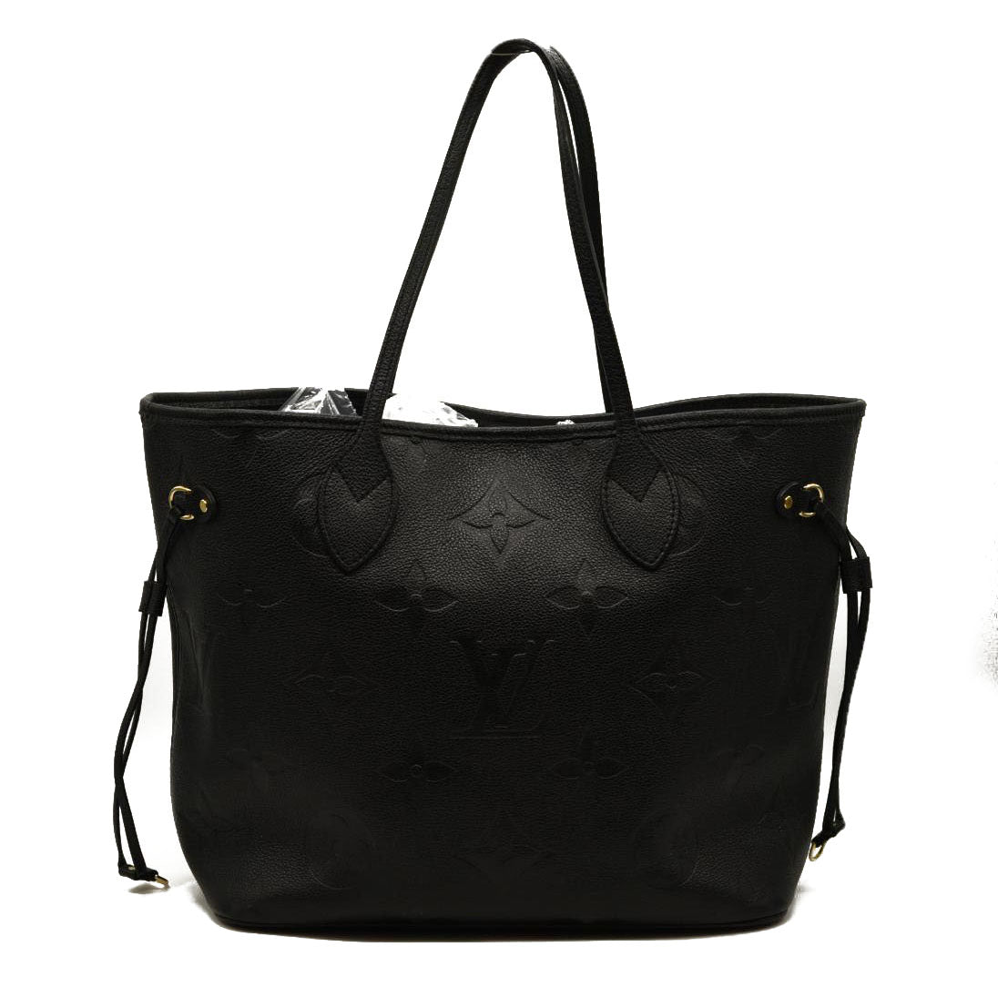 LOUIS VUITTON  Empreinte Monogram Giant Neverfull MM Black