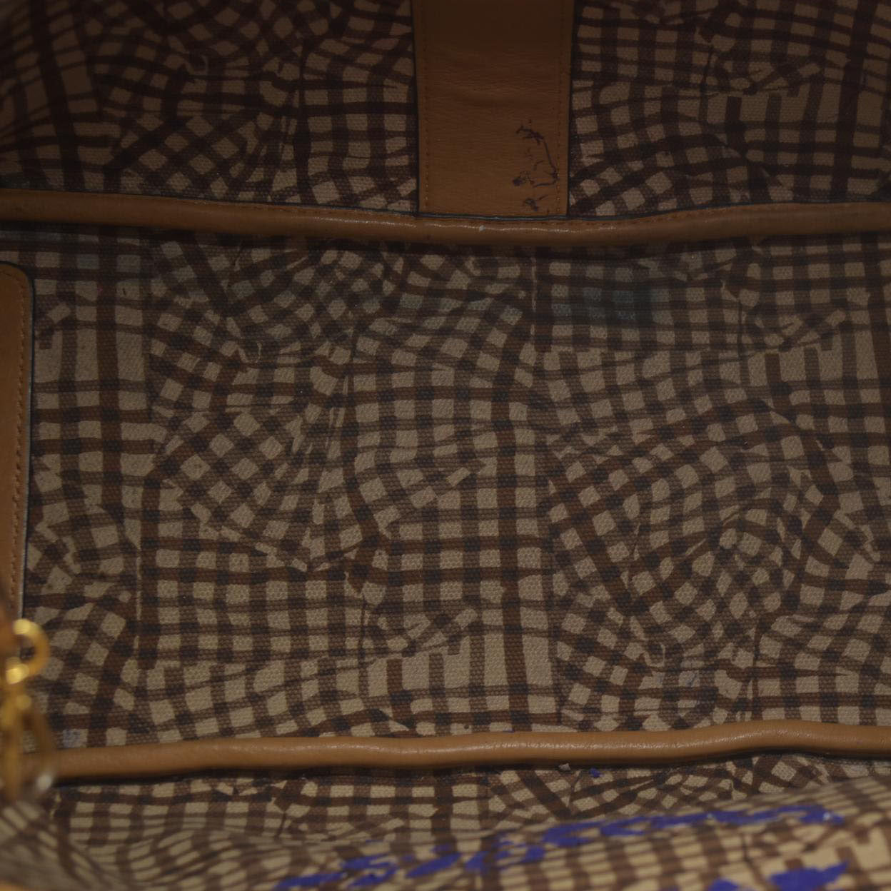 $770 MCM Tote Brown Cognac Liz Reversible Tote