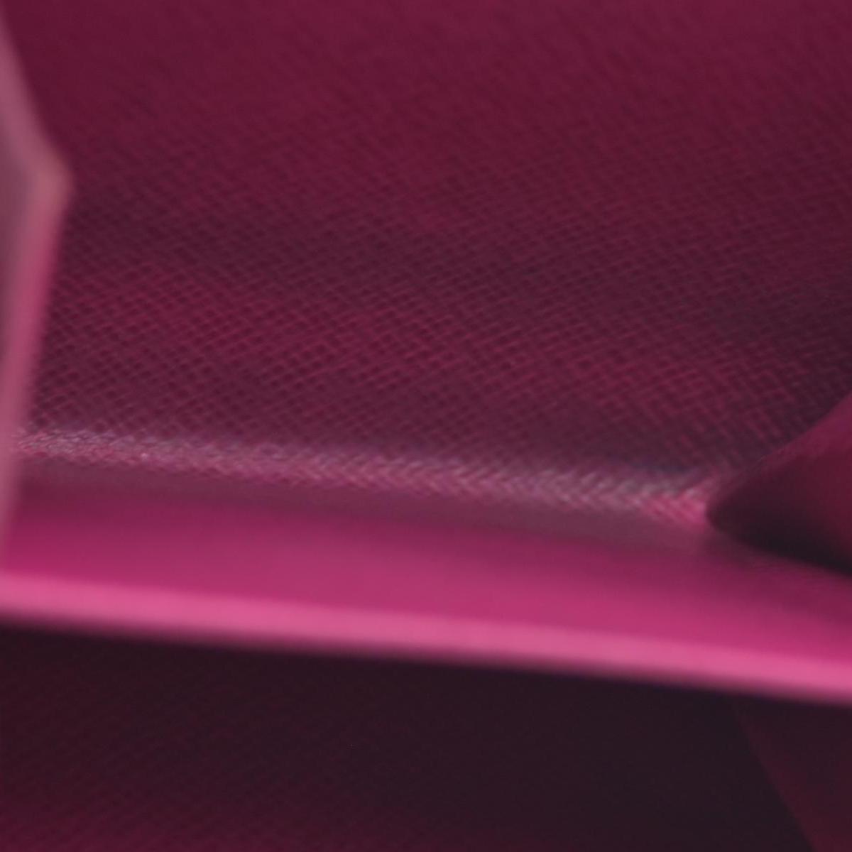 $640 2006 Louis Vuitton Monogram Perforated Compact Zipped Wallet Fuchsia CONSIGNMENT