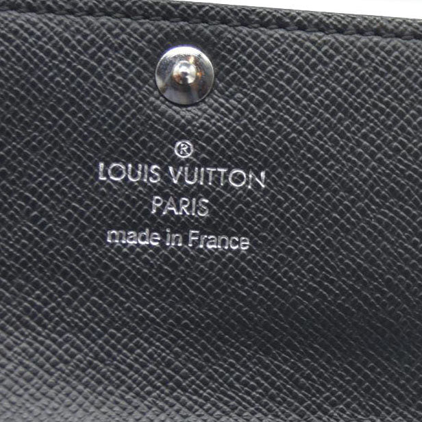 AUCTION $345 Louis Vuitton Damier Graphite Multicles 6 Ring Key Case Black CT3009