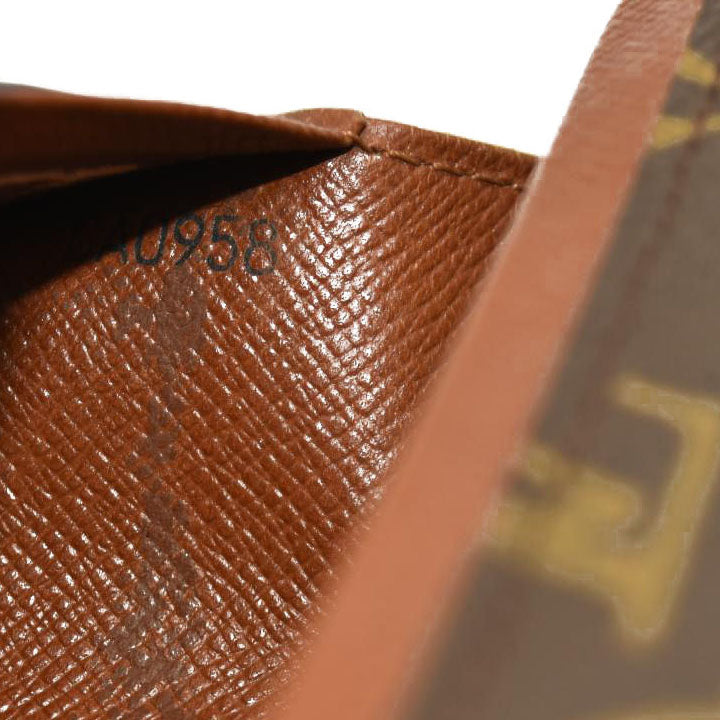 Louis Vuitton  Monogram Porte-Monnaie Billets Tresor Wallet CA0958