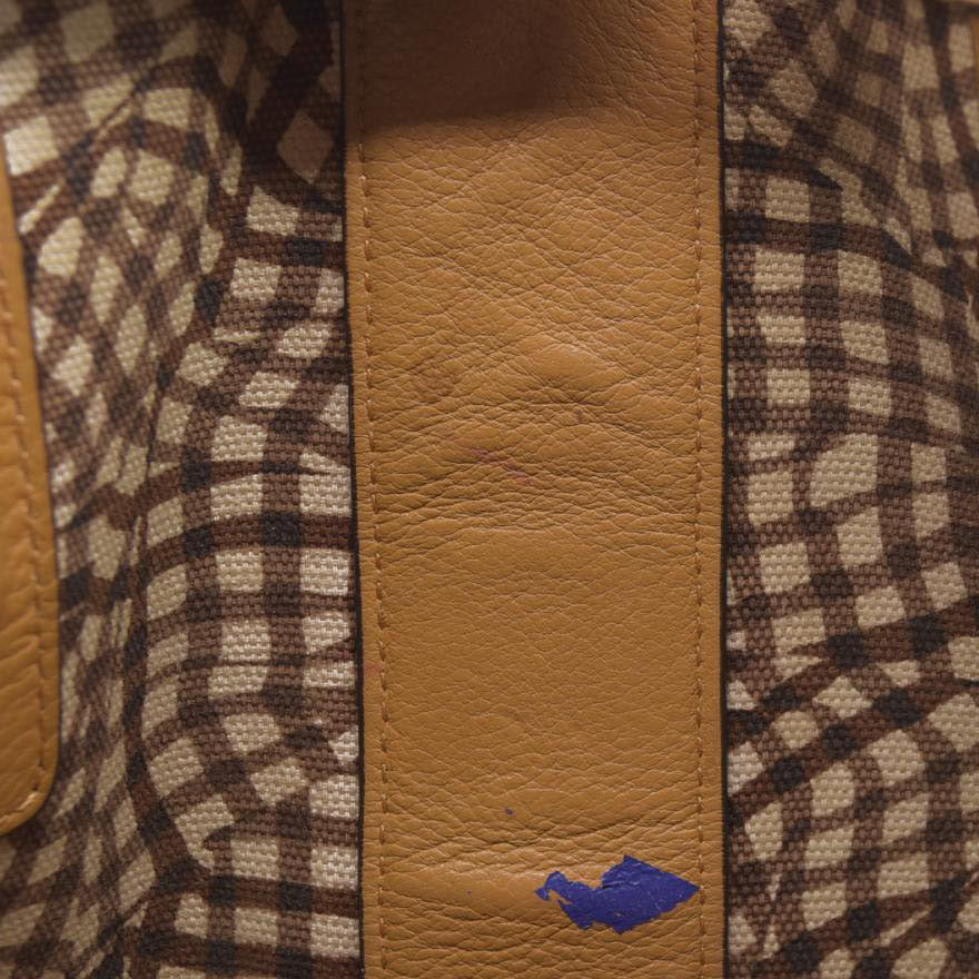 $770 MCM Tote Brown Cognac Liz Reversible Tote
