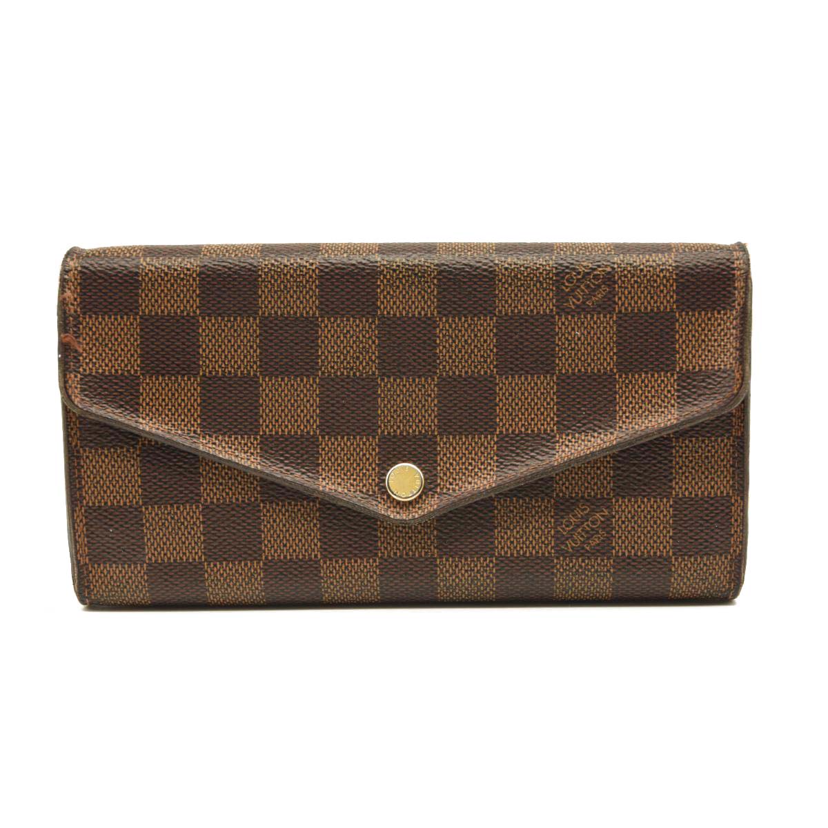 LOUIS VUITTON Damier Ebene Sarah Wallet NM