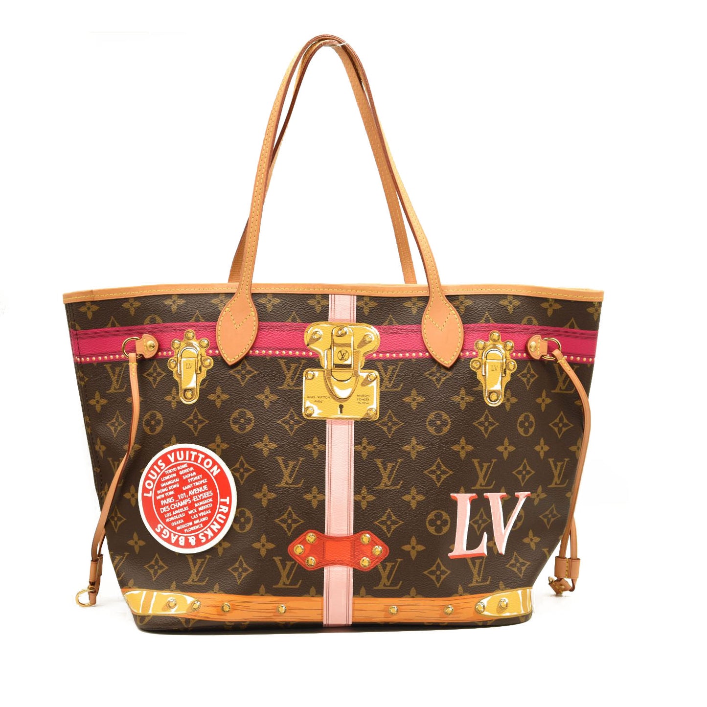 LOUIS VUITTON Monogram Summer Trunks Neo Neverfull MM