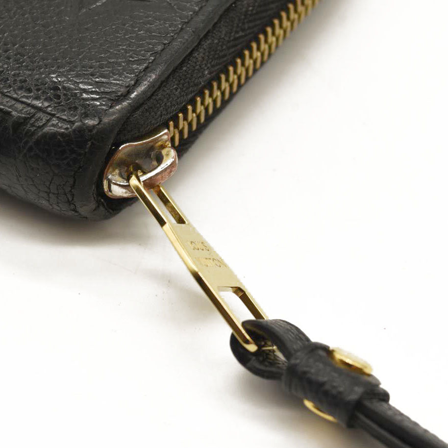 LOUIS VUITTON Empreinte Secret Long Wallet Black TN4115