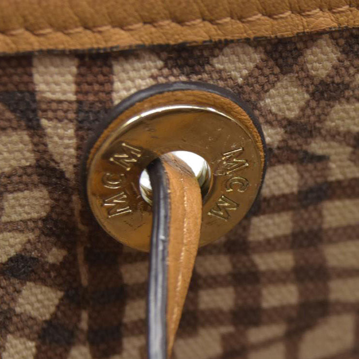 $770 MCM Tote Brown Cognac Liz Reversible Tote