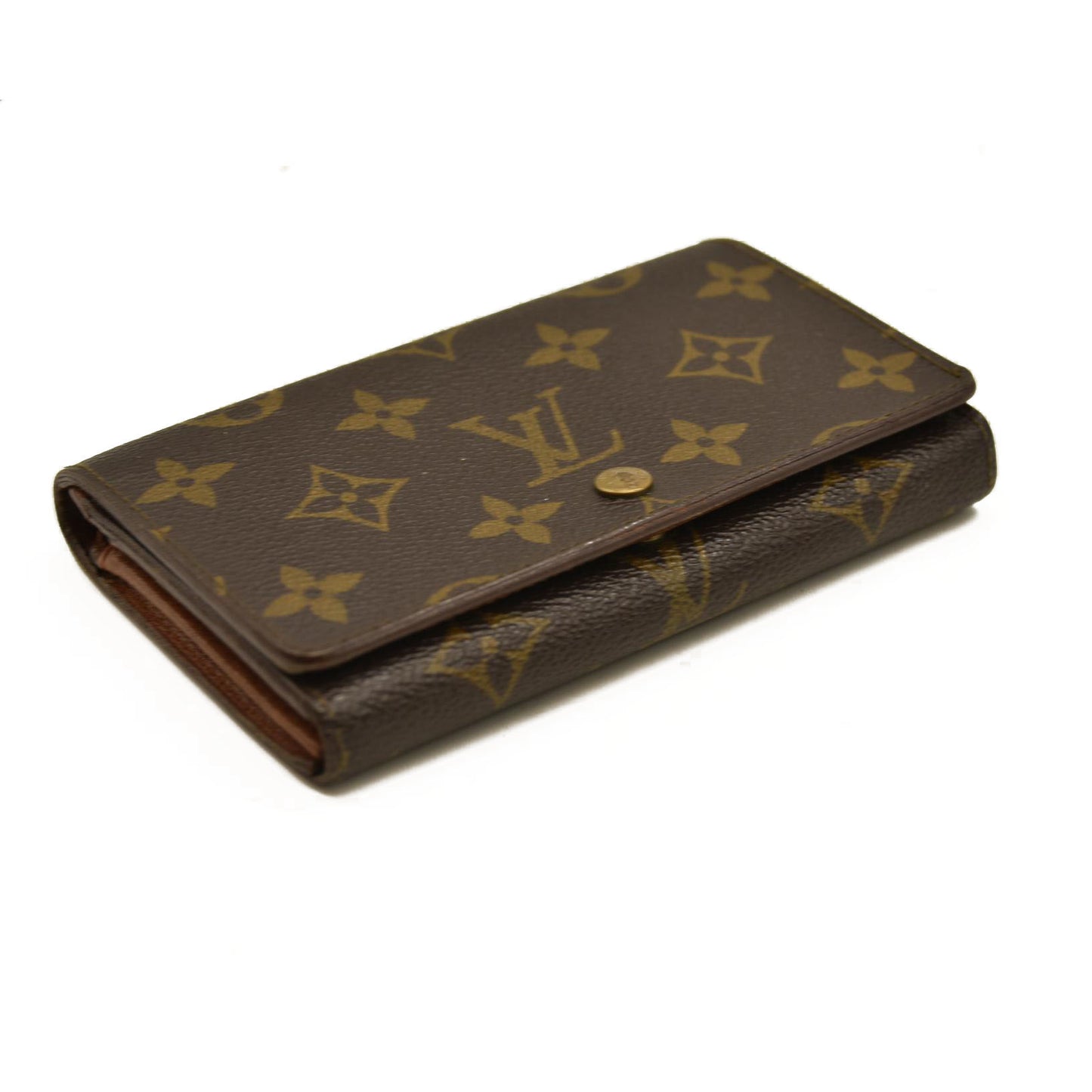 Louis Vuitton  Monogram Porte-Monnaie Billets Tresor Wallet RA0910