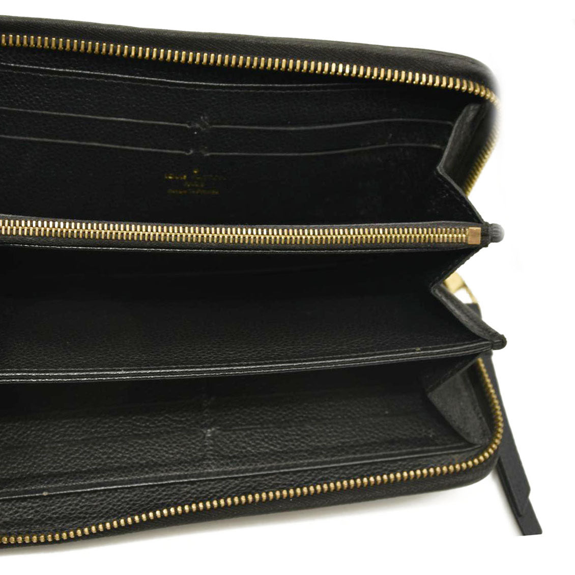LOUIS VUITTON Empreinte Secret Long Wallet Black TN4115