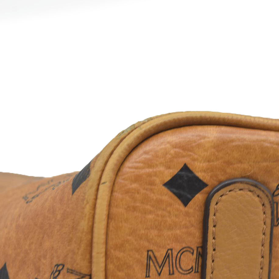 $770 MCM Tote Brown Cognac Liz Reversible Tote