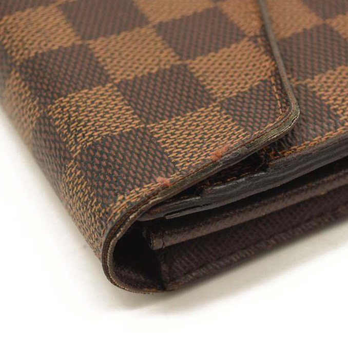 LOUIS VUITTON Damier Ebene Sarah Wallet NM