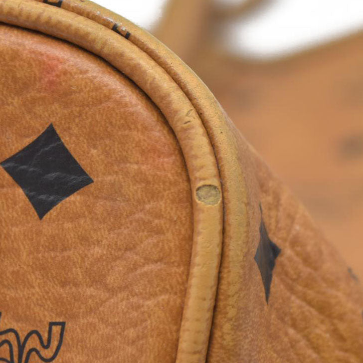 $770 MCM Tote Brown Cognac Liz Reversible Tote