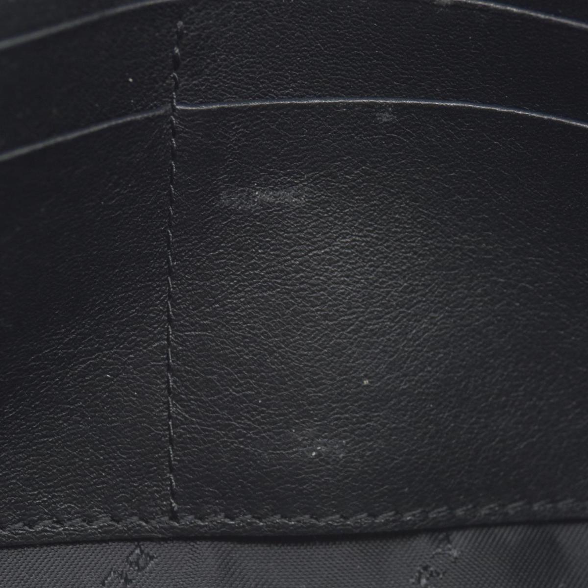 $620 Burberry Grainy Calfskin Patent Black Leather Porter Continental Wallet Black CONSIGNMENT