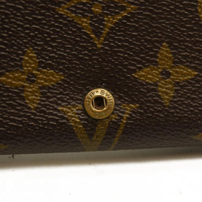 Louis Vuitton  Monogram Porte-Monnaie Billets Tresor Wallet RA0910