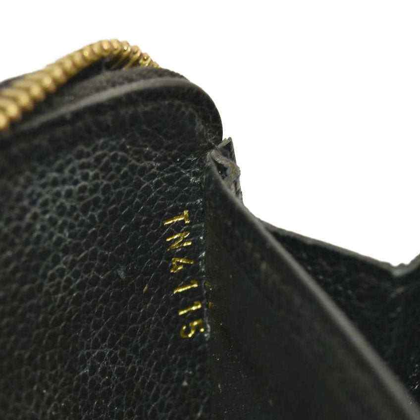 LOUIS VUITTON Empreinte Secret Long Wallet Black TN4115