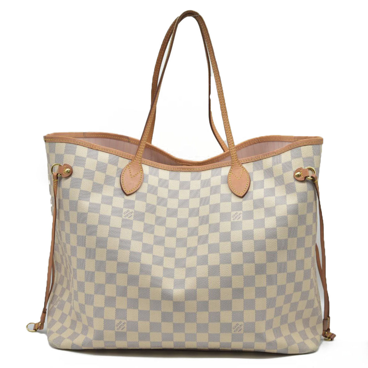 $2200 Louis Vuttion Damier Azur Neverfull GM SD4169 Rose Ballerine