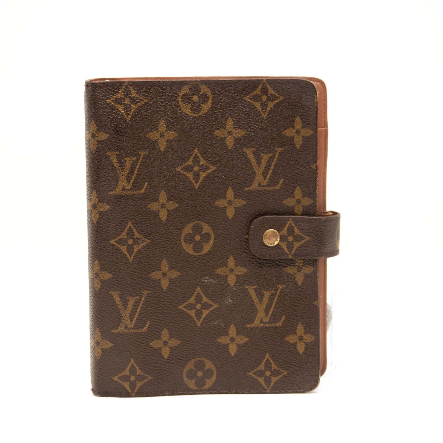 USED Louis Vuitton Medium Ring Agenda Cover Monogram MM