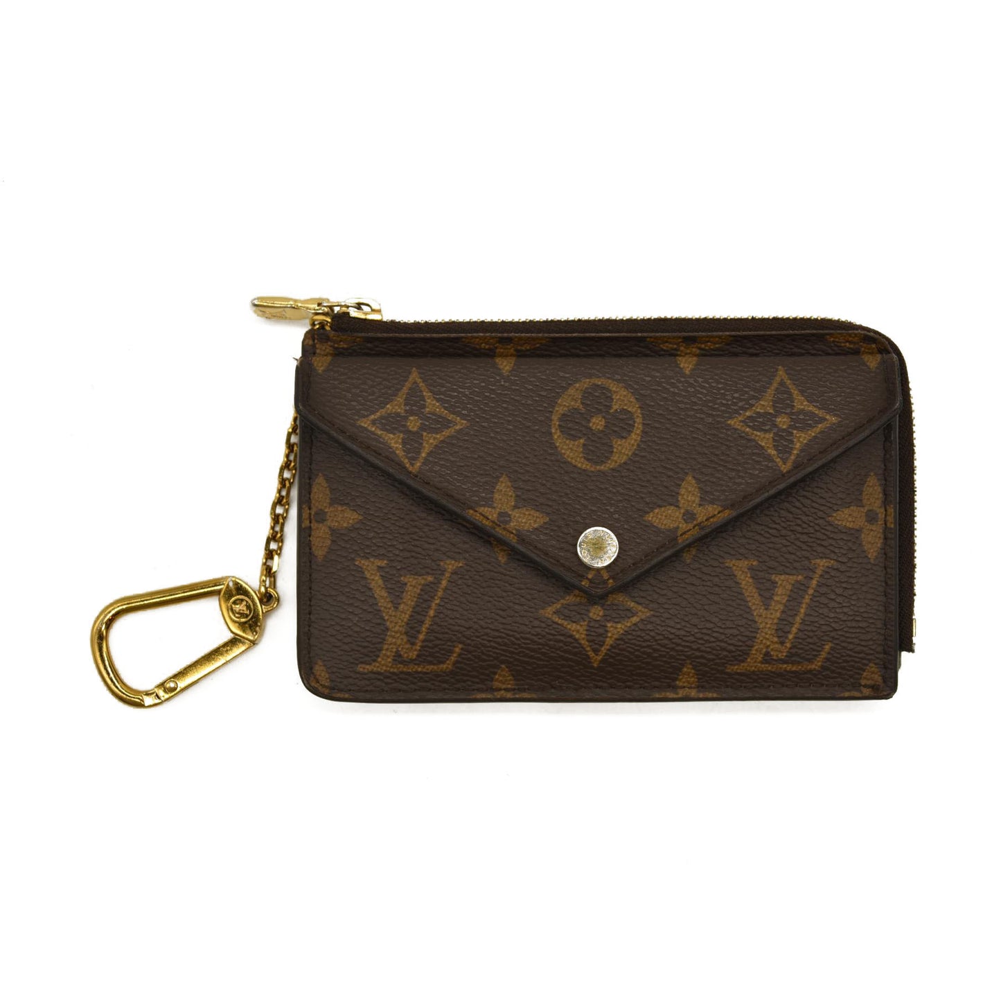 LOUIS VUITTON  Monogram Recto Verso Card Holder Black