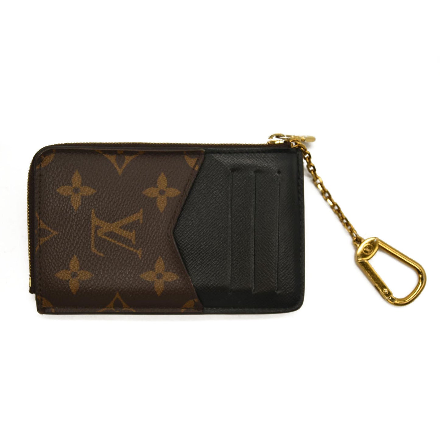 LOUIS VUITTON  Monogram Recto Verso Card Holder Black