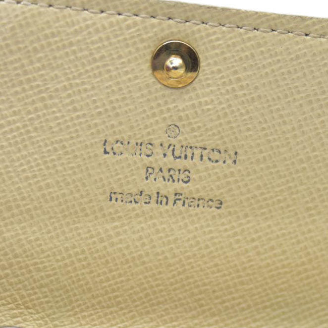 AUCTION $345 Louis Vuitton Damier Azur Multicles 6 Ring Key Case White CT3028