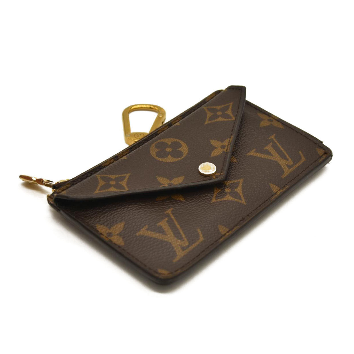 LOUIS VUITTON  Monogram Recto Verso Card Holder Black