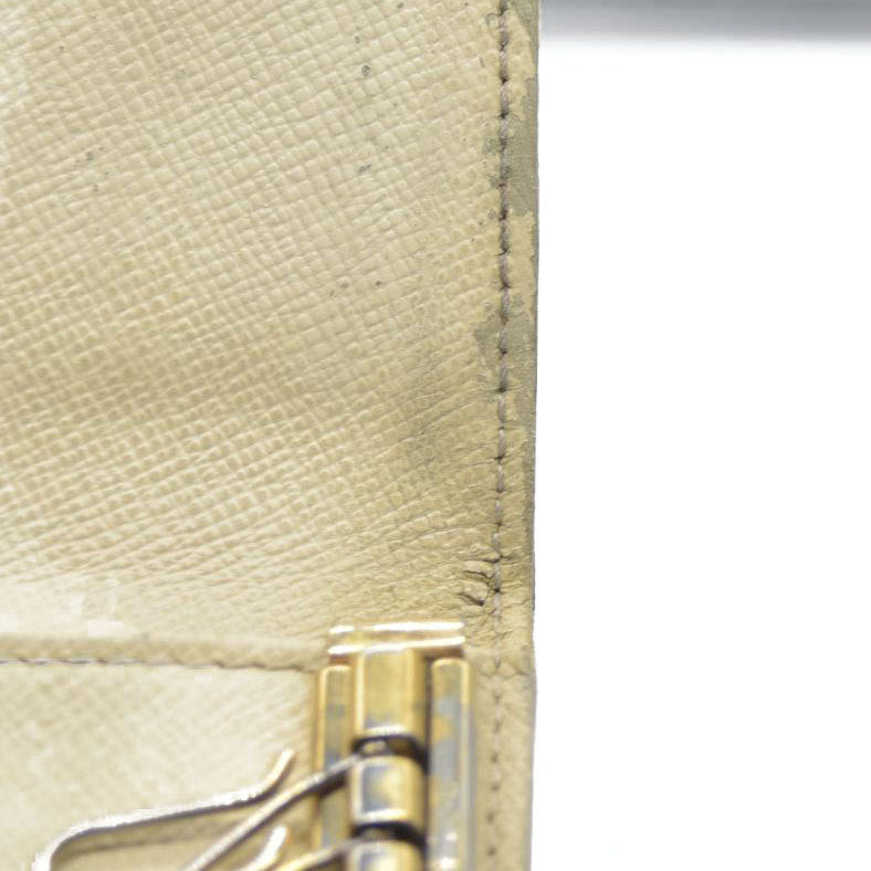 AUCTION $345 Louis Vuitton Damier Azur Multicles 6 Ring Key Case White CT3028