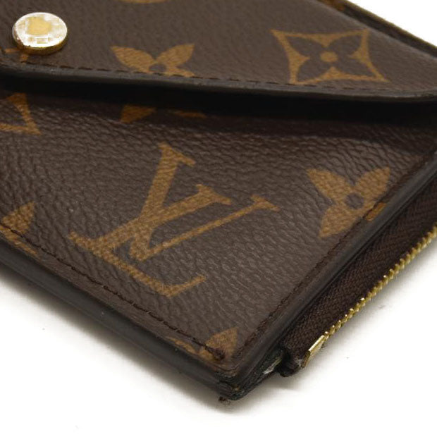 LOUIS VUITTON  Monogram Recto Verso Card Holder Black