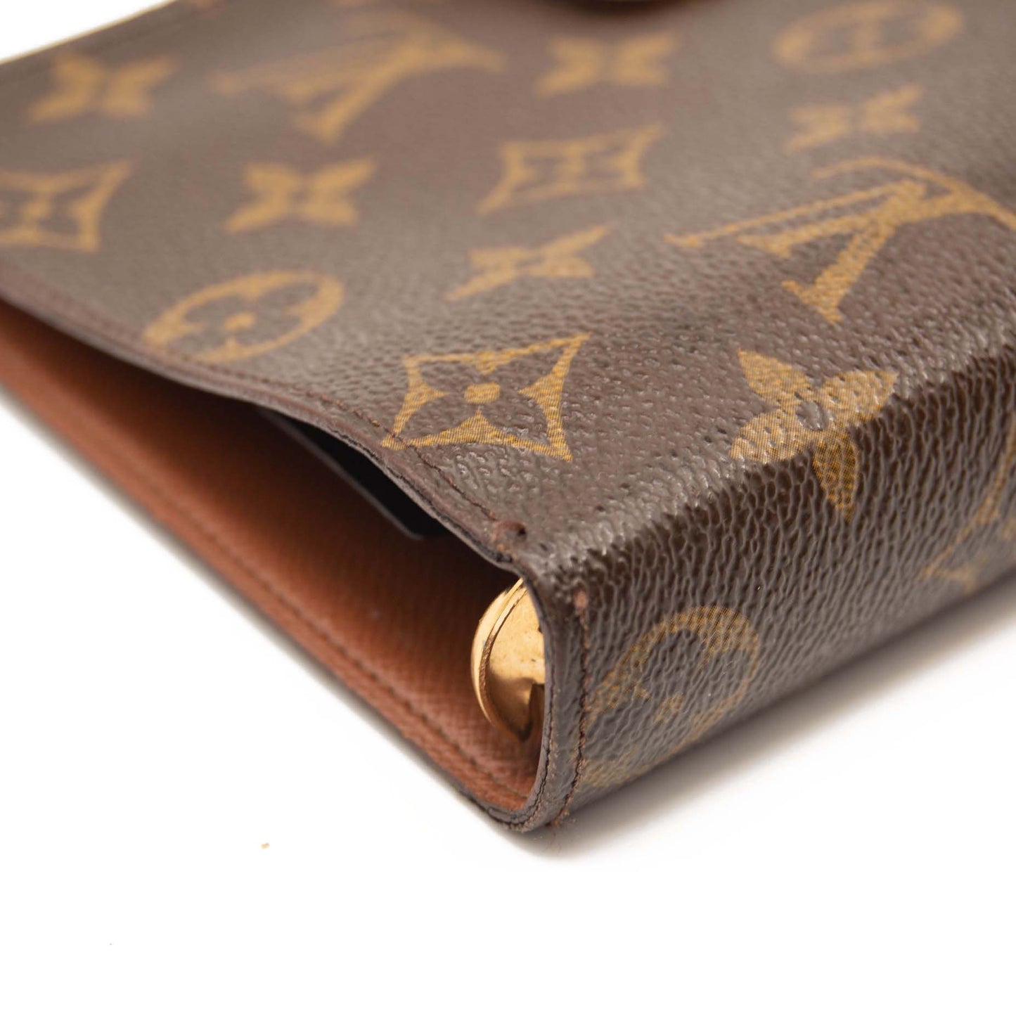 USED Louis Vuitton Medium Ring Agenda Cover Monogram MM