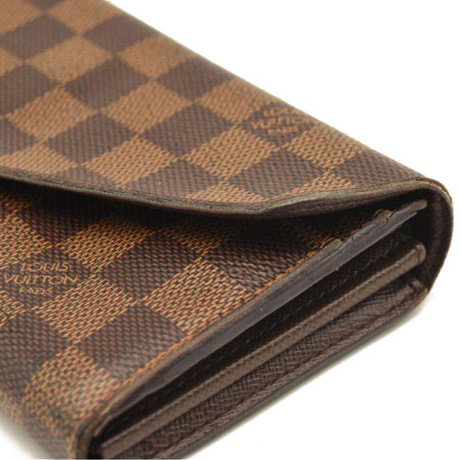 LOUIS VUITTON Damier Ebene Sarah Wallet NM