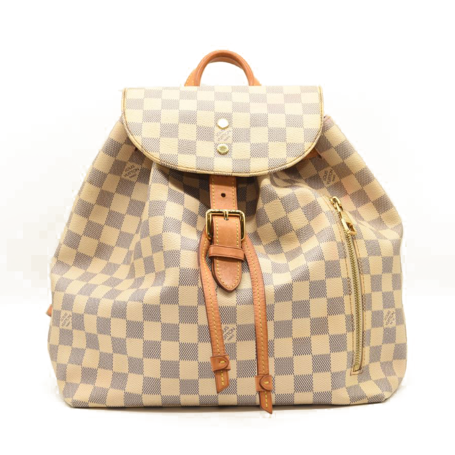 USED Louis Vuitton Damier Azur Sperone Backpack