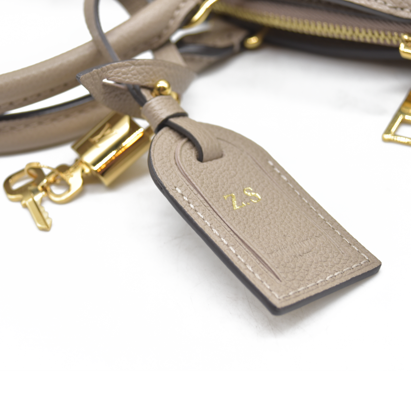 $3800 Louis Vuitton Empreinte Monogram Giant Grand Palais Tourterelle