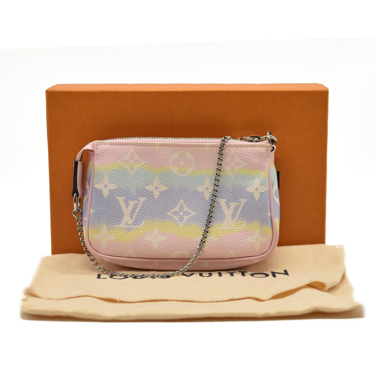 LOUIS VUITTON  Monogram Escale Mini Pochette Accessories Pastel