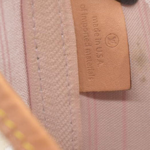 $2200 Louis Vuttion Damier Azur Neverfull GM SD4169 Rose Ballerine