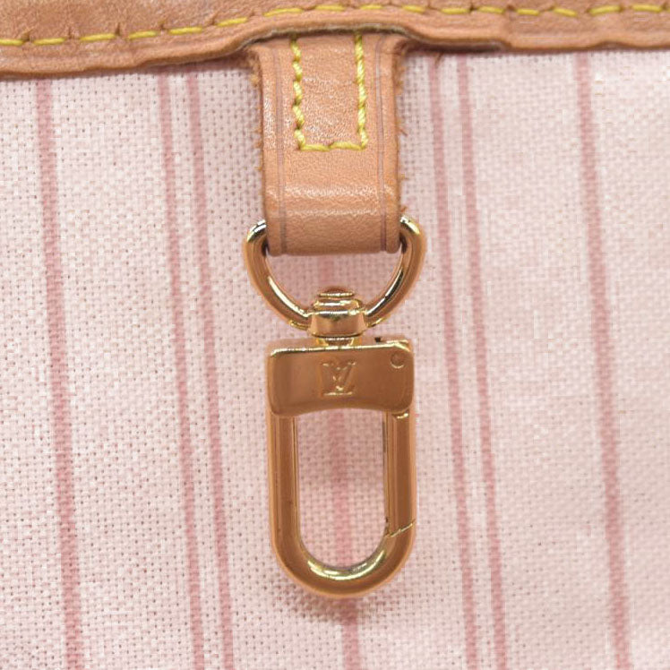 $2200 Louis Vuttion Damier Azur Neverfull GM SD4169 Rose Ballerine