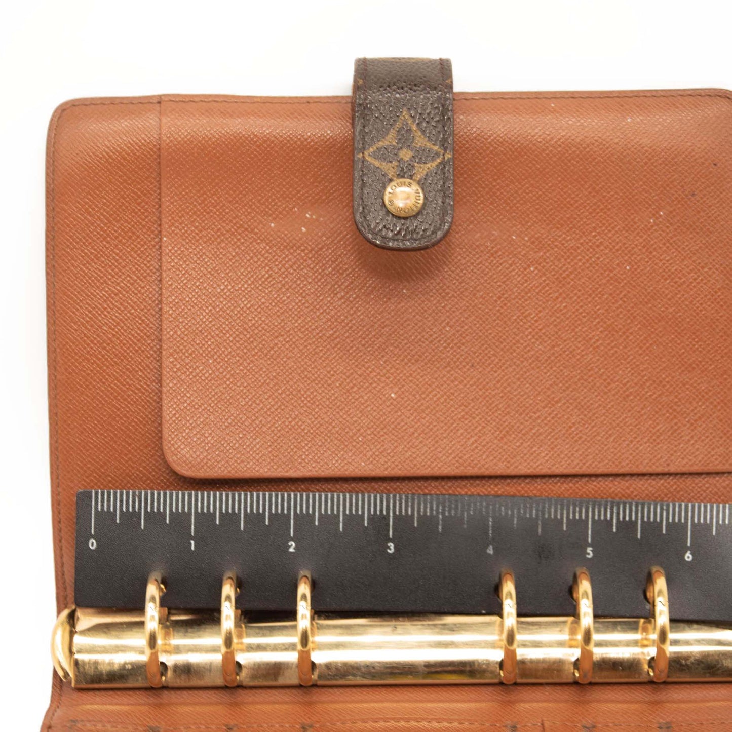 USED Louis Vuitton Medium Ring Agenda Cover Monogram MM