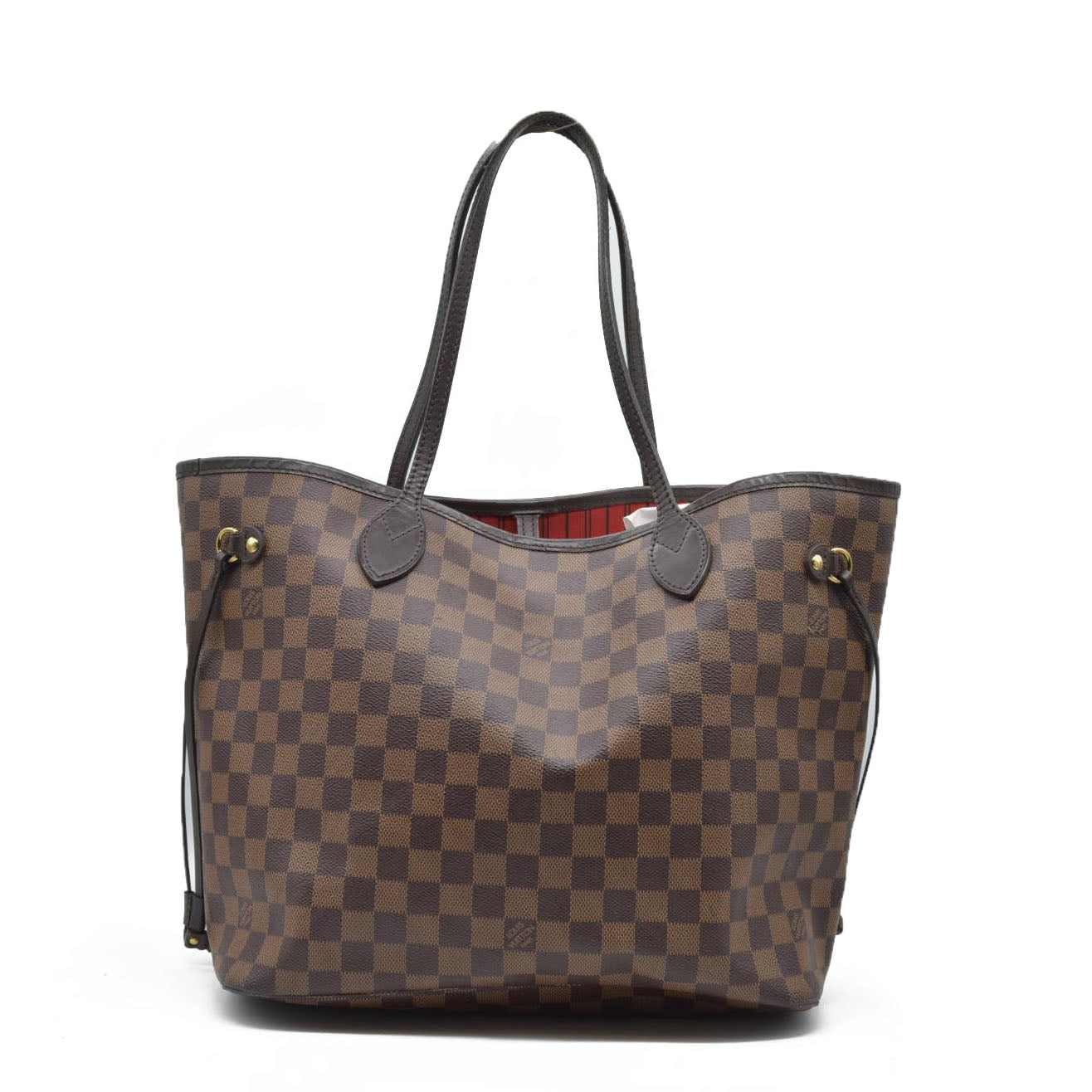$2170 Louis Vuitton Damier Ebene Neverfull SD3109
