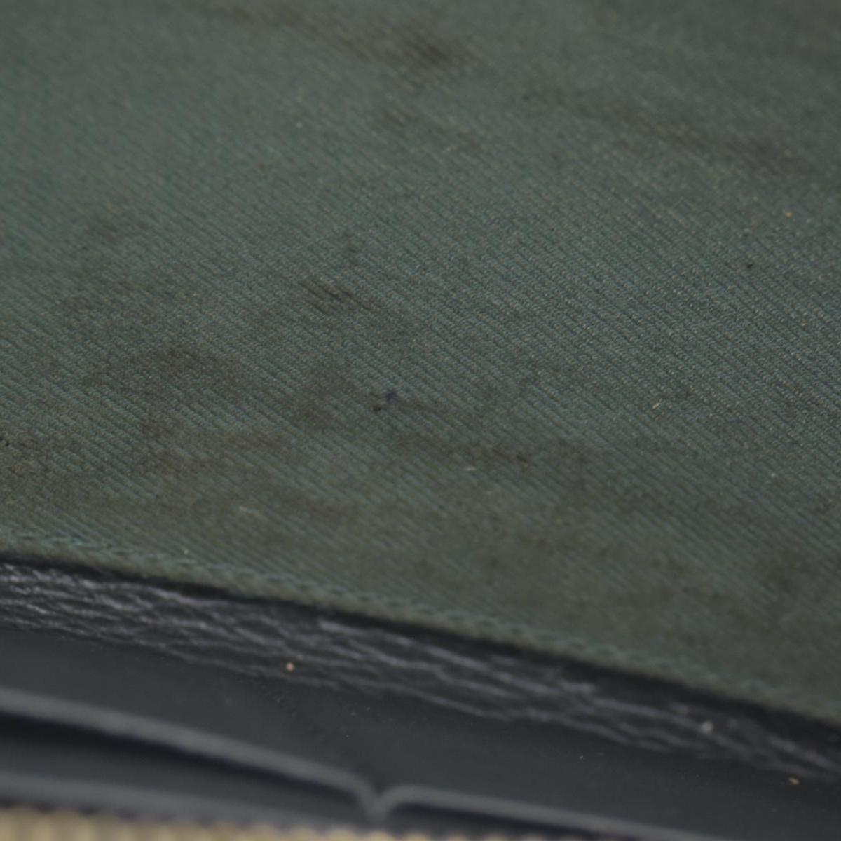 $840 BVLGARI ‘S.BULGARI’ ZIP AROUND WALLET BLACK CONSIGNMENT