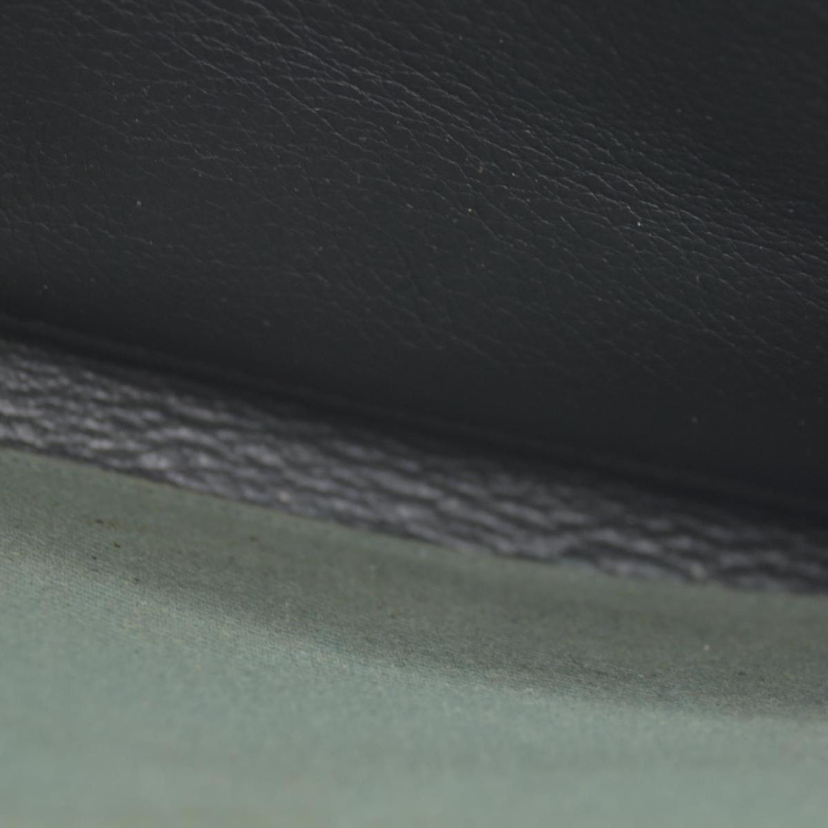 $840 BVLGARI ‘S.BULGARI’ ZIP AROUND WALLET BLACK CONSIGNMENT