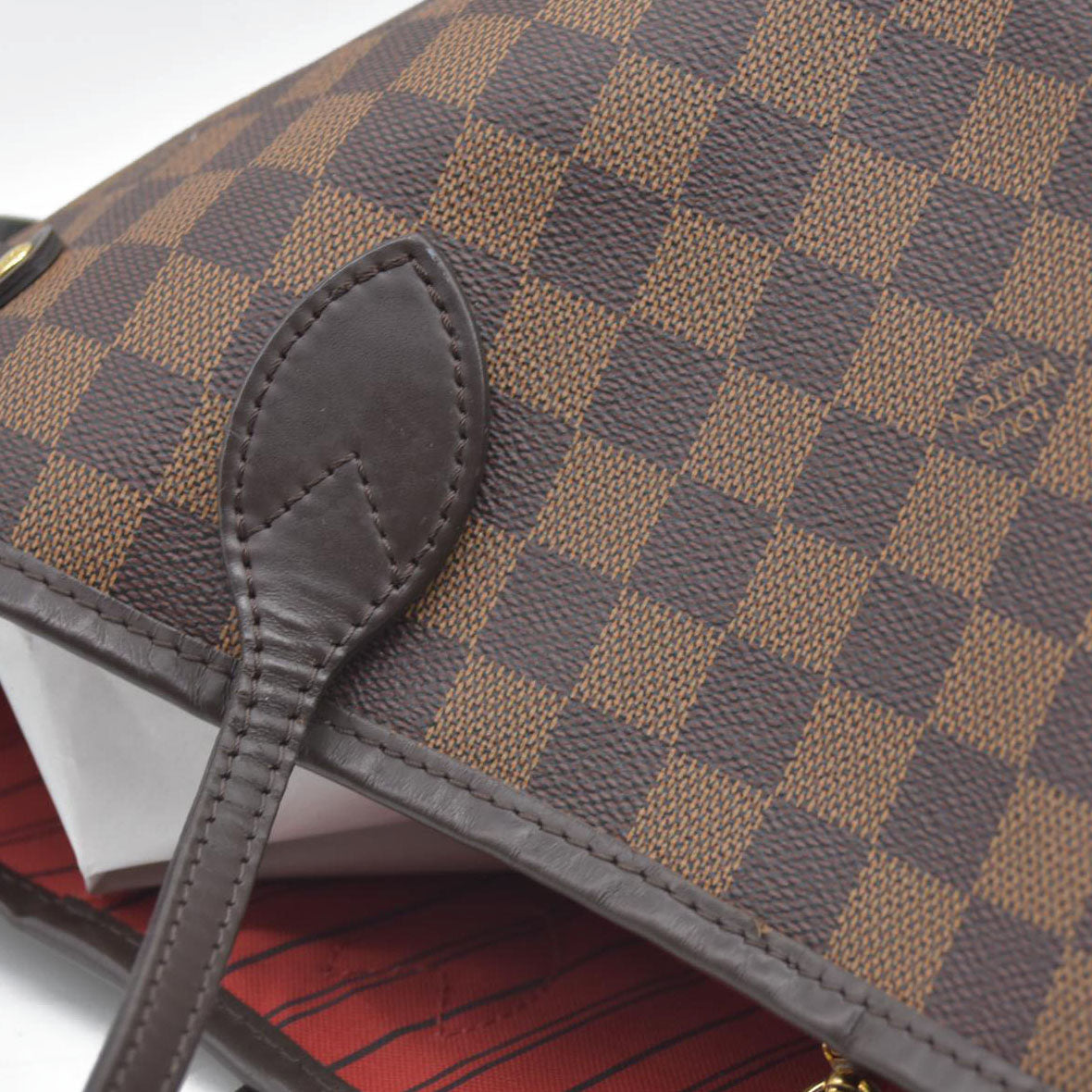 $2170 Louis Vuitton Damier Ebene Neverfull SD3109